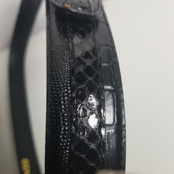 Stacy Adams Men's Genuine Leather Snake Print Belt Sz 42 - Picture 9 of 12